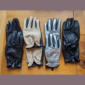 BH&BR - set of 4 motorcycle gloves - size M - like new